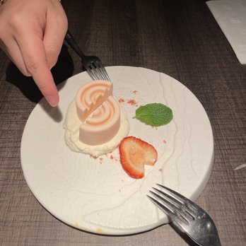 Uluh - Rose lychee panna cotta - Tea Rooms Near Me - New York, New York Uluh - Rose lychee panna cotta - Tea Rooms Near Me - New York, New York