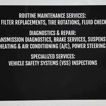 Vargas Auto Repair - brief list of services offered - Auto Repair Near Me - Concord, California Vargas Auto Repair - brief list of services offered - Auto Repair Near Me - Concord, California