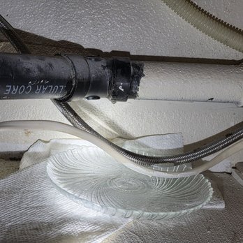 Castillo Works Plumbing - Before pic with slow leak - Plumbing Near Me