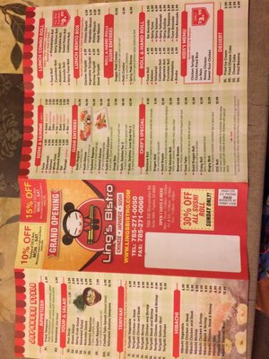 Menu photo 6 Ling's Bistro Topeka, KS