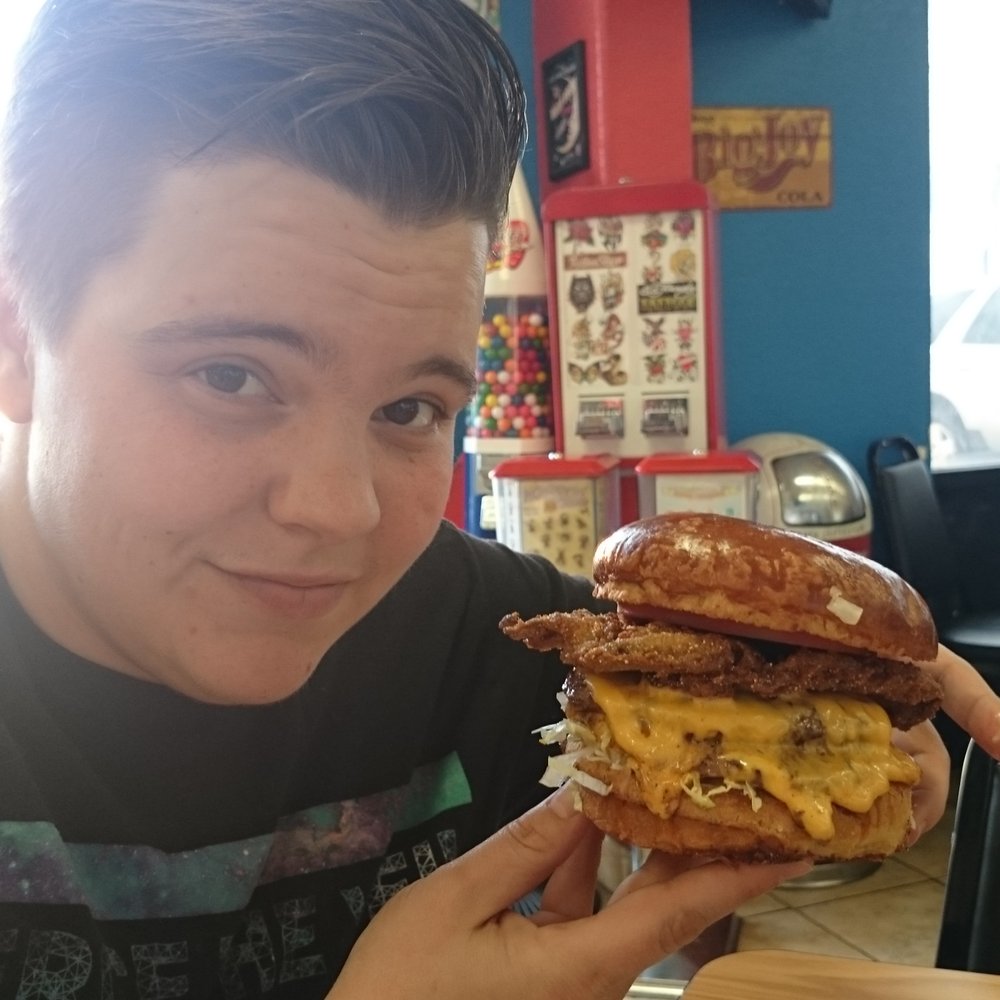 Rocket Burger & Subs - Fried green chili burger - Burgers Near Me - Phoenix, Arizona Rocket Burger & Subs - Fried green chili burger - Burgers Near Me - Phoenix, Arizona