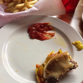Clear Spring Country Diner - Hamburger w/ everything and banana peppers - American Near Me - Clear Spring, Maryland