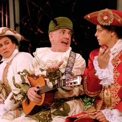 Catherine Castellanos, Danny Scheie, and Stacy Ross in THE TRIUMPH OF LOVE (2007).