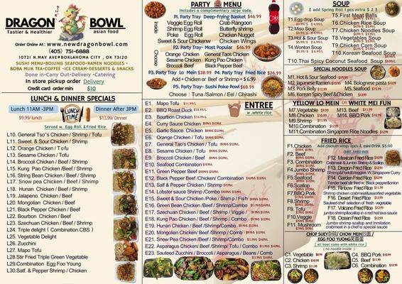 Menu photo 1 Dragon Bowl The Village, OK Menu photo 1 Dragon Bowl The Village, OK