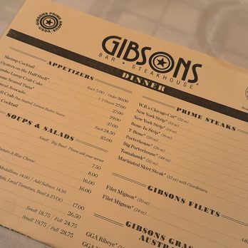 Gibsons Bar & Steakhouse - Steakhouses Near Me - Rosemont, Illinois Gibsons Bar & Steakhouse - Steakhouses Near Me - Rosemont, Illinois