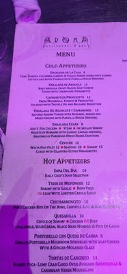 Menu photo 2 Aroma Restaurant & Bar The Bronx, NY Menu photo 2 Aroma Restaurant & Bar The Bronx, NY