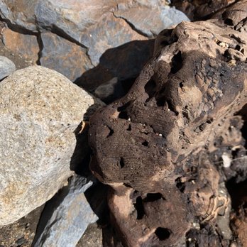 Ortega Falls - Weathered wood and stone - Hiking Near Me - Lake Elsinore, California