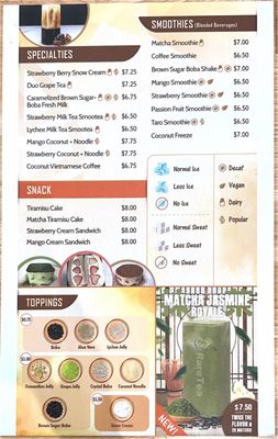 Menu photo 2 RareTea Kingwood, TX
