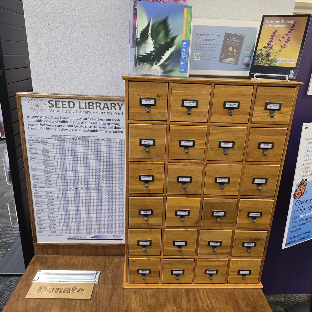 Mesa Public Library - Red Mountain Branch - Seed library - Libraries Near Me - Mesa, Arizona Mesa Public Library - Red Mountain Branch - Seed library - Libraries Near Me - Mesa, Arizona
