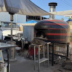 They also have another woodfired piece oven outside on their patio