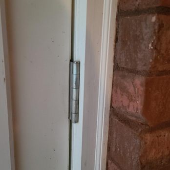NewSouth Window Solutions - Door set deep with hinge rubbing on frame - Windows Installation Near Me - West Palm Beach, Florida NewSouth Window Solutions - Door set deep with hinge rubbing on frame - Windows Installation Near Me - West Palm Beach, Florida