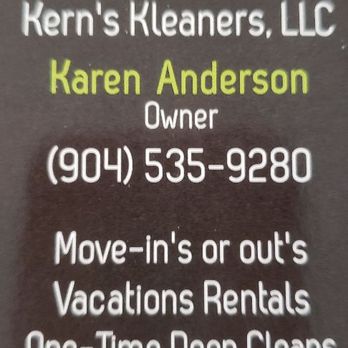 Kern's Konnects - Business card - Office Cleaning Near Me