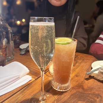 Haenyeo - Schoolgirl Cocktail (left) and Cranky Pants (Right) - Korean Near Me - Brooklyn, New York