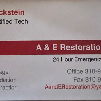 A and E Restoration - Call Eric @ A and E Restoration. He will attend to any job correctly with superior customer service and years of experience. - Damage Restoration Near Me