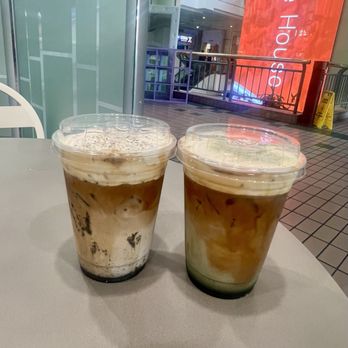 O Beem - Black sesame and mugwort latte - Cafes Near Me - Los Angeles, California