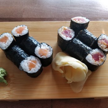 Noble Village - Salmom and spicy tuna - Japanese Near Me - Clawson, Michigan Noble Village - Salmom and spicy tuna - Japanese Near Me - Clawson, Michigan