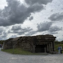 Pointe du Hoc - One of the German bunkers.