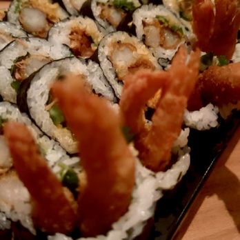 SUSHI-SAN - Spicy Salmon* Tempura Shrimp Spicy Tuna Salmon & Avocado Thai Tempura Shrimp - Sushi Bars Near Me - Chicago, Illinois SUSHI-SAN - Spicy Salmon* Tempura Shrimp Spicy Tuna Salmon & Avocado Thai Tempura Shrimp - Sushi Bars Near Me - Chicago, Illinois
