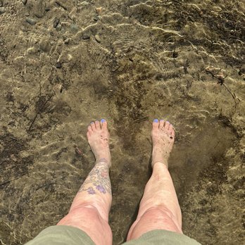 Twin Falls Trailhead - End the trail foot bath. - Hiking Near Me - North Bend, Washington