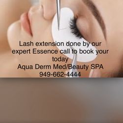 Lash extension with organic glue and best quality lashes