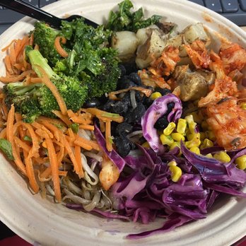 BIBIBOP Asian Grill - My tofu bowl back at the office, but the tofu was missing - Salad Near Me - Cary, North Carolina BIBIBOP Asian Grill - My tofu bowl back at the office, but the tofu was missing - Salad Near Me - Cary, North Carolina