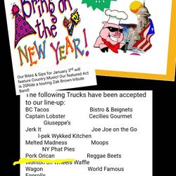 Pork O' Rican - Come kick off the new year with us at the Coral Springs Bites & Sips on January 3 from 6pm - 10pm at the Coral Springs City Hall.