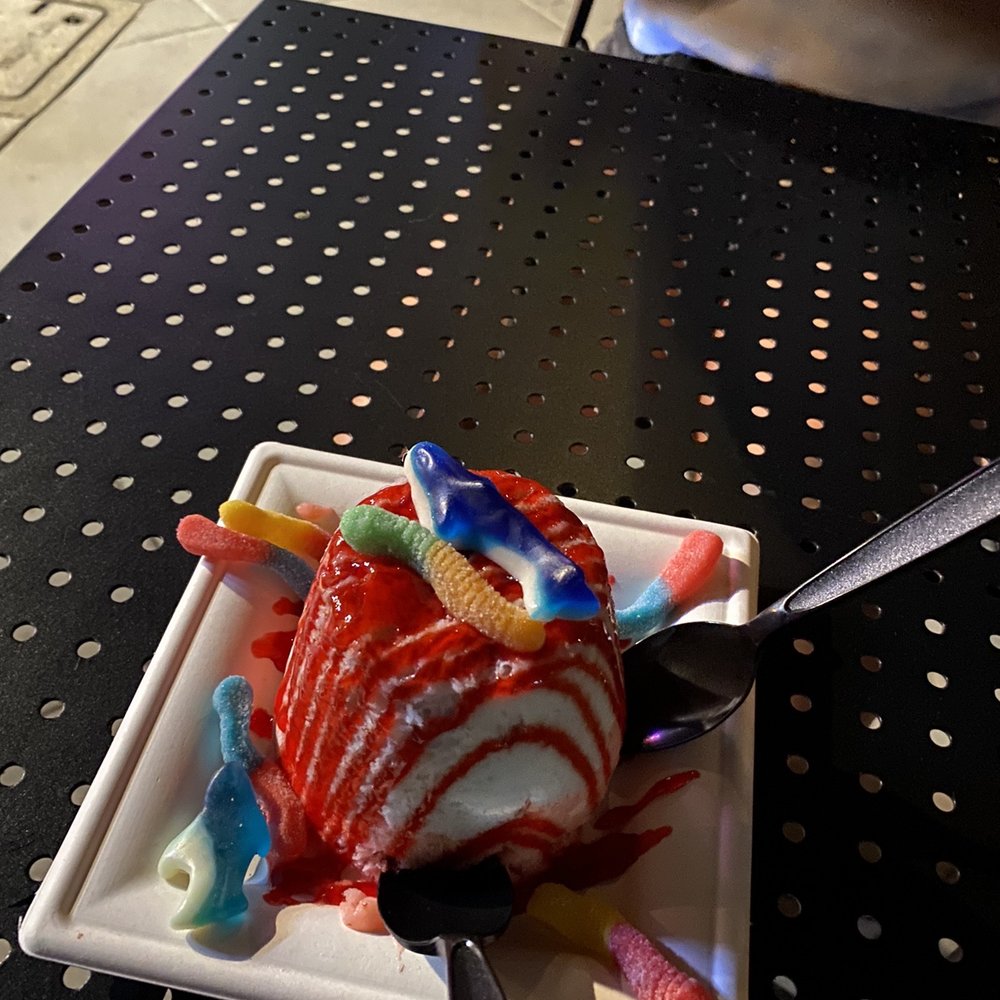 Element Shaved Creamery - Sour Gummy Worm Ice. - Desserts Near Me - Yucaipa, California Element Shaved Creamery - Sour Gummy Worm Ice. - Desserts Near Me - Yucaipa, California