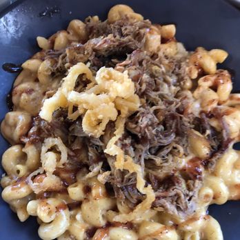 Frankenmuth Brewery - Bbq pulled pork Mac n cheese. - American Near Me - Frankenmuth, Michigan Frankenmuth Brewery - Bbq pulled pork Mac n cheese. - American Near Me - Frankenmuth, Michigan