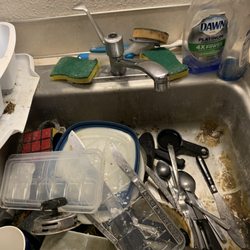 Merry Maids - Dirty sink
