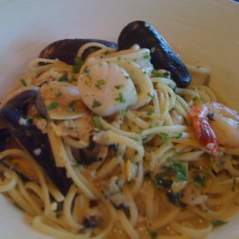 Sorrentino's St. Albert - Linguine Pescatore in a white wine sauce with scallops, shrimp, calamari, mussels, & clams - Italian Near Me - St Albert, Alberta Sorrentino's St. Albert - Linguine Pescatore in a white wine sauce with scallops, shrimp, calamari, mussels, & clams - Italian Near Me - St Albert, Alberta