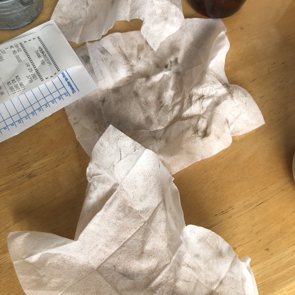 Lil'Bits - The dirty wet wipes from cleaning the table, salt & pepper containers and syrup jar! - American Near Me - Grover Beach, California Lil'Bits - The dirty wet wipes from cleaning the table, salt & pepper containers and syrup jar! - American Near Me - Grover Beach, California