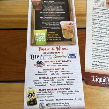 Crabby's Oceanside - Wine and beer - Seafood Near Me - Daytona Beach, Florida