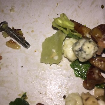 Panera Bread - That's the screw that I took out of my mouth. Yeah I've got braces too so I'm glad I stopped in time before it ruin my teeth. - Sandwiches Near Me - Minot, North Dakota