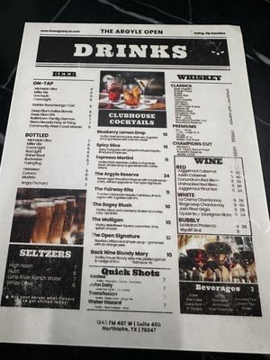 Menu photo 2 The Argyle Open Northlake, TX Menu photo 2 The Argyle Open Northlake, TX