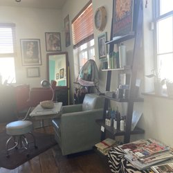 Emily's Cloud Nine Salon - Hairdryer that Betty Davis used to sit under back in the day.