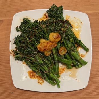 The Curious Palate - Spicy Broccolini - New American Near Me - Santa Monica, California The Curious Palate - Spicy Broccolini - New American Near Me - Santa Monica, California