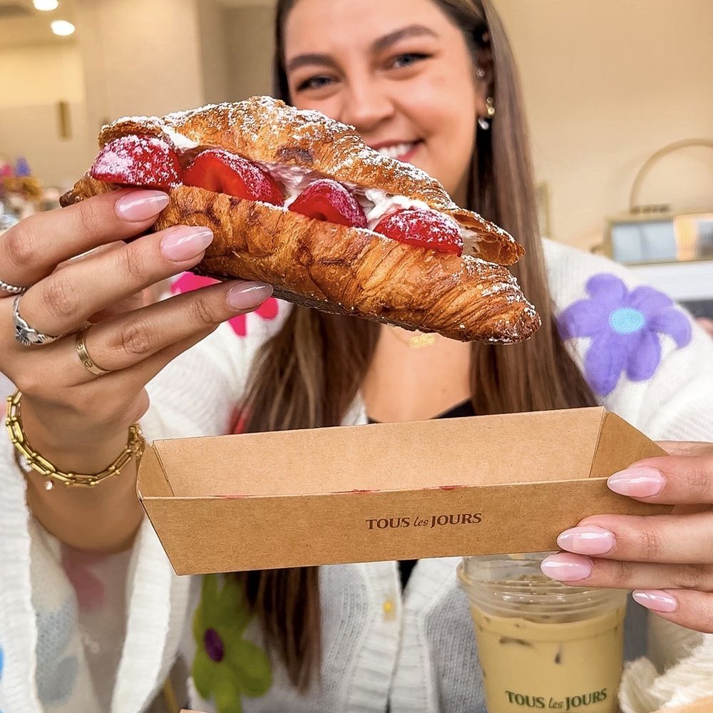 Tous Les Jours - Strawberry croissant - Coffee & Tea Near Me - Wesley Chapel, Florida Tous Les Jours - Strawberry croissant - Coffee & Tea Near Me - Wesley Chapel, Florida