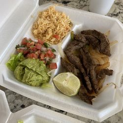 Rivera's Mex Sal Restaurant - Lunch Fajitas Beef