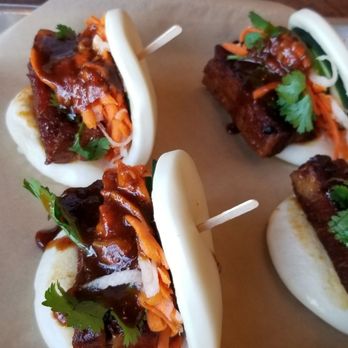 Saigon Beach - 2 orders of pork belly sliders - Vietnamese Near Me - Newport Beach, California Saigon Beach - 2 orders of pork belly sliders - Vietnamese Near Me - Newport Beach, California