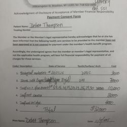Century Medical & Dental Center - This is their "Comprehensive Treatment Plan" - an invoice for $32,000!