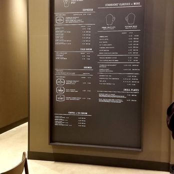 Starbucks Reserve - Menu - Coffee & Tea Near Me - Vancouver, British Columbia