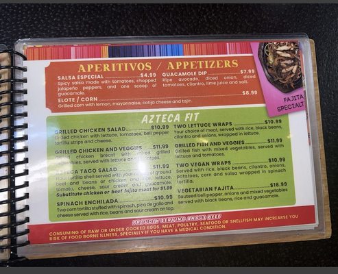 Menu photo 3 Azteca Mexican Grill Oklahoma City, OK Menu photo 3 Azteca Mexican Grill Oklahoma City, OK