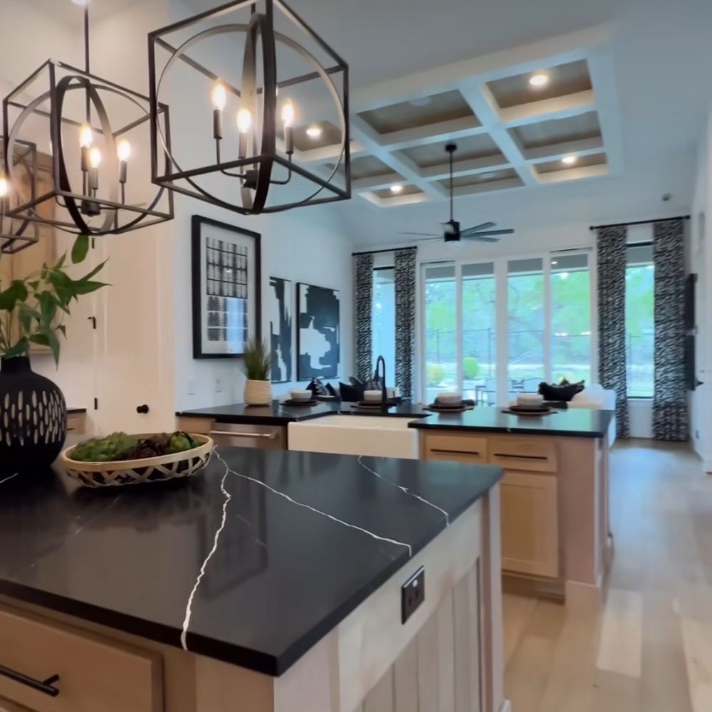 Mimic Stone Countertops - Vacation house with black marble and white veins - Countertop Installation Near Me Mimic Stone Countertops - Vacation house with black marble and white veins - Countertop Installation Near Me