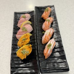 Kakuna Sushi - Toro-uni- salmon belly nigiri