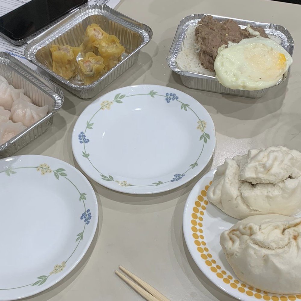 Mee Sum Cafe - Pork dim sum Shrimp rice rolls Pork and vegetable buns Beef and egg on rice - Dim Sum Near Me - New York, New York Mee Sum Cafe - Pork dim sum Shrimp rice rolls Pork and vegetable buns Beef and egg on rice - Dim Sum Near Me - New York, New York