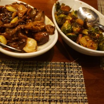 Del Frisco's Double Eagle Steakhouse - Mushrooms and Brussels sprouts - Steakhouses Near Me - Washington, DC, District of Columbia