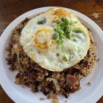 Eggs 'n Things - Bacon jalapeño fried rice with eggs - American Near Me - Kapolei, Hawaii