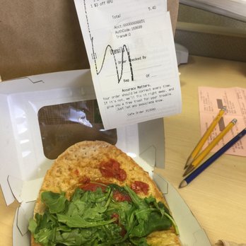 Panera Bread - No cheese on my tomato mozzarella flatbread - Sandwiches Near Me - Tracy, California