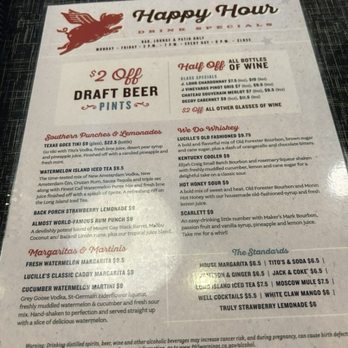 Lucille's Smokehouse Bar-B-Que - HH drink menu - Barbeque Near Me - Henderson, Nevada Lucille's Smokehouse Bar-B-Que - HH drink menu - Barbeque Near Me - Henderson, Nevada