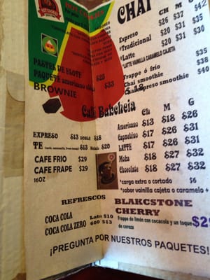 Menu photo 1 Backcheia Puebla, PUE